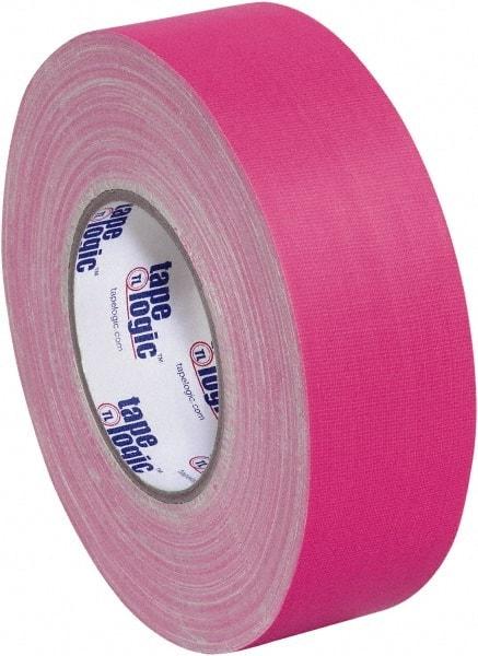 Tape Logic - 2" x 50 Yds Fluorescent Pink Gaffers Tape - 11 mil, Rubber Adhesive - Best Tool & Supply