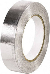 Made in USA - 1" x 60 Yds Silver Foil Tape - 5 mil, Acrylic Adhesive, Aluminum Foil Backing - Best Tool & Supply