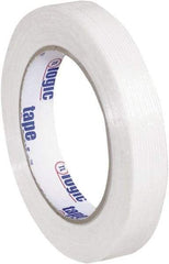 Tape Logic - 3/4" x 60 Yd Clear Hot Melt Adhesive Strapping Tape - Polypropylene Film Backing, 4.3 mil Thick, 156 Lb Tensile Strength - Best Tool & Supply