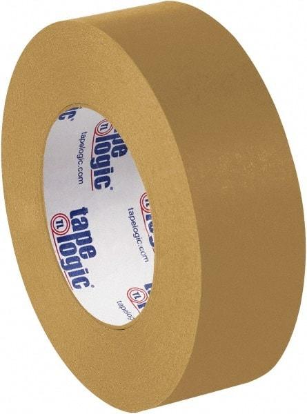 Tape Logic - 1-1/2" x 60 Yd Brown Rubber Adhesive Packaging Tape - Paper Backing, 7 mil Thick - Best Tool & Supply