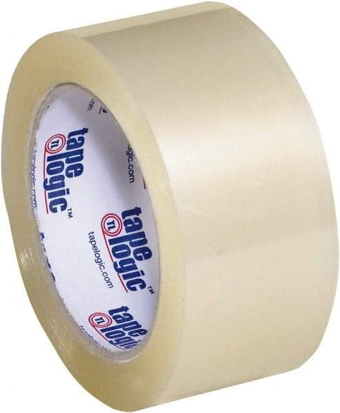 Tape Logic - 2" x 110 Yd Clear Acrylic Adhesive Packaging Tape - Polypropylene Film Backing, 1.8 mil Thick, 18 Lb Tensile Strength - Best Tool & Supply