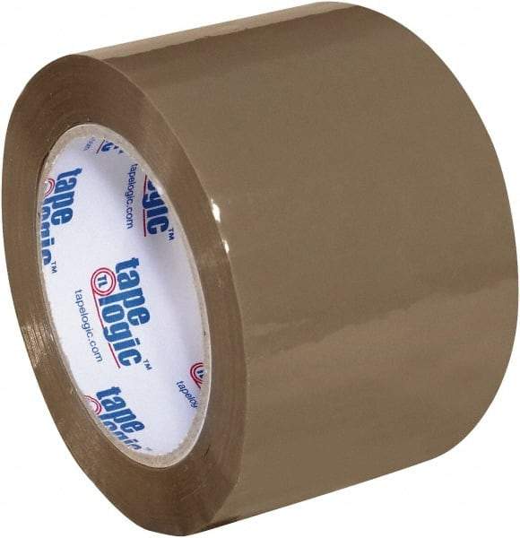 Tape Logic - 3" x 110 Yd Tan Acrylic Adhesive Packaging Tape - Polypropylene Film Backing, 2 mil Thick, 20 Lb Tensile Strength - Best Tool & Supply