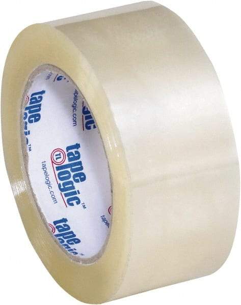 Tape Logic - 2" x 110 Yd Clear Acrylic Adhesive Packaging Tape - Polypropylene Film Backing, 2 mil Thick, 20 Lb Tensile Strength - Best Tool & Supply