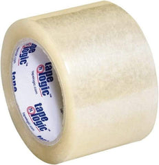 Tape Logic - 3" x 55 Yd Clear Acrylic Adhesive Packaging Tape - Polypropylene Film Backing, 3.5 mil Thick, 33.7 Lb Tensile Strength - Best Tool & Supply