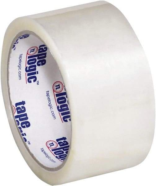 Tape Logic - 2" x 55 Yd Clear Hot Melt Adhesive Packaging Tape - Polypropylene Film Backing, 1.6 mil Thick, 26 Lb Tensile Strength - Best Tool & Supply