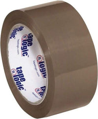 Tape Logic - 2" x 110 Yd Tan Hot Melt Adhesive Packaging Tape - Polypropylene Film Backing, 1.6 mil Thick, 26 Lb Tensile Strength - Best Tool & Supply