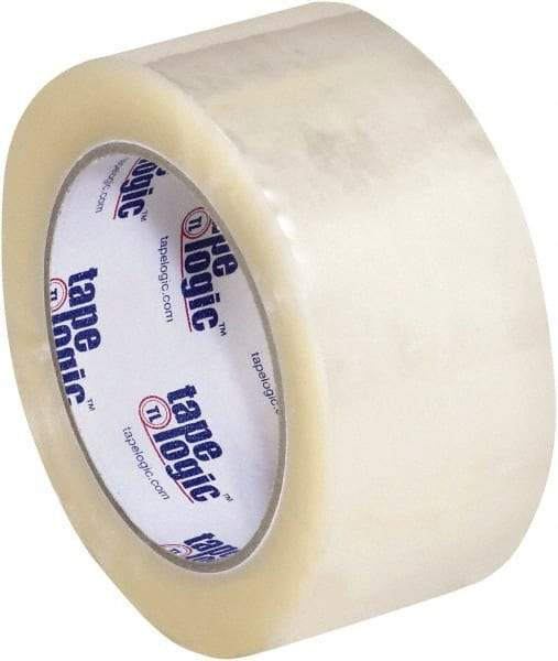 Tape Logic - 2" x 110 Yd Clear Hot Melt Adhesive Packaging Tape - Polypropylene Film Backing, 1.9 mil Thick, 22 Lb Tensile Strength - Best Tool & Supply