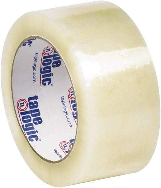 Tape Logic - 2" x 110 Yd Clear Hot Melt Adhesive Packaging Tape - Polypropylene Film Backing, 1.7 mil Thick - Best Tool & Supply