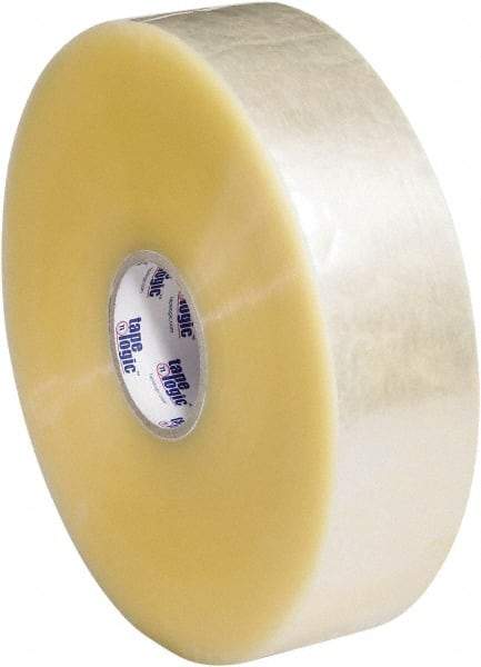 Tape Logic - 3" x 1,000 Yd Clear Hot Melt Adhesive Packaging Tape - Polypropylene Film Backing, 2.5 mil Thick, 36 Lb Tensile Strength - Best Tool & Supply