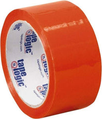 Tape Logic - 2" x 55 Yd Orange Acrylic Adhesive Packaging Tape - Polypropylene Film Backing, 2.2 mil Thick, 21.4 Lb Tensile Strength - Best Tool & Supply