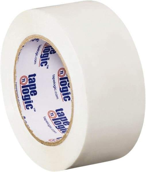 Tape Logic - 2" x 110 Yd White Acrylic Adhesive Packaging Tape - Polypropylene Film Backing, 2.2 mil Thick, 21.4 Lb Tensile Strength - Best Tool & Supply