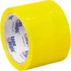 Tape Logic - 3" x 55 Yd Yellow Acrylic Adhesive Packaging Tape - Polypropylene Film Backing, 2.2 mil Thick, 21.4 Lb Tensile Strength - Best Tool & Supply