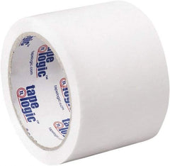 Tape Logic - 3" x 55 Yd White Acrylic Adhesive Packaging Tape - Polypropylene Film Backing, 2.2 mil Thick, 21.4 Lb Tensile Strength - Best Tool & Supply