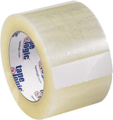 Tape Logic - 3" x 55 Yd Clear Acrylic Adhesive Packaging Tape - Polypropylene Film Backing, 2.6 mil Thick - Best Tool & Supply