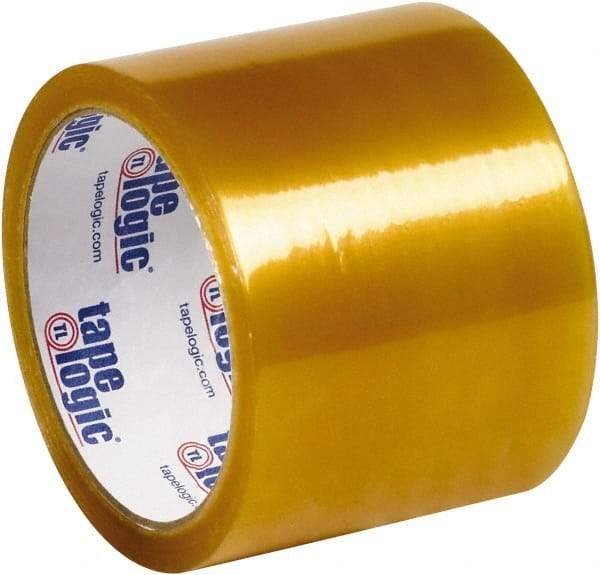 Tape Logic - 3" x 110 Yd Clear Rubber Adhesive Packaging Tape - Polypropylene Film Backing, 2.2 mil Thick - Best Tool & Supply