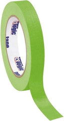 Tape Logic - 3/4" Wide x 60 Yd Long Green Crepe Paper Masking Tape - 4.9 mil Thick - Best Tool & Supply