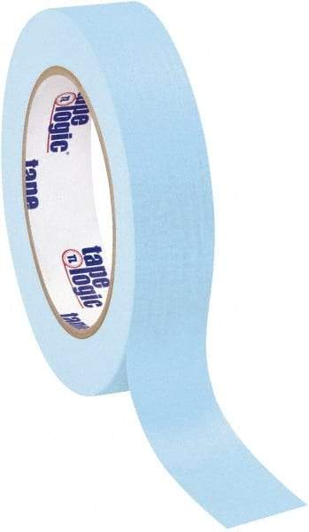 Tape Logic - 1" Wide x 60 Yd Long Blue Crepe Paper Masking Tape - 4.9 mil Thick - Best Tool & Supply