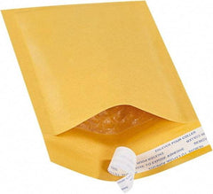 Made in USA - 8" Long x 4" Wide Peel-Off Self-Seal Bubble Mailer - Kraft - Best Tool & Supply