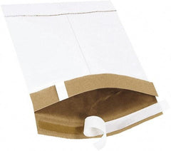 Made in USA - 10" Long x 6" Wide Peel-Off Self-Seal Padded Mailer - White - Best Tool & Supply