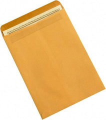 Made in USA - 12" Long x 9" Wide Self Seal Natural Kraft Envelope - Kraft - Best Tool & Supply