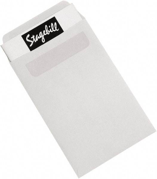 Made in USA - 9" Long x 6" Wide Self Seal White Catalog Envelope - White - Best Tool & Supply