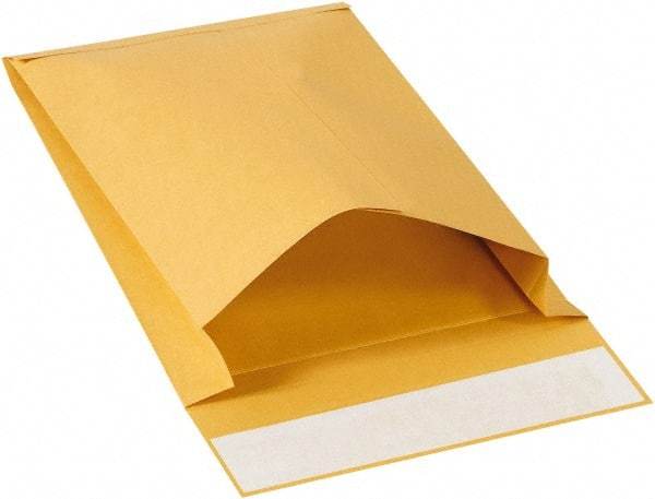 Made in USA - 12" Long x 9" Wide Peel-Off Self-Seal Natural Kraft Envelope - Kraft - Best Tool & Supply