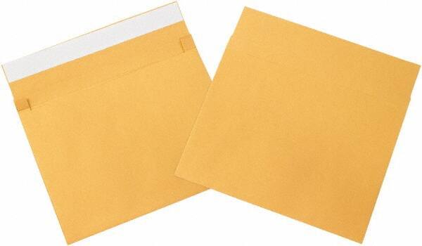 Made in USA - 15" Long x 10" Wide Peel-Off Self-Seal Natural Kraft Envelope - Kraft - Best Tool & Supply