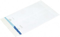 Made in USA - 12" Long x 9" Wide Peel-Off Self-Seal Flat Envelope - White - Best Tool & Supply