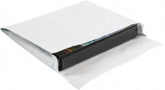 Made in USA - 13" Long x 10" Wide Peel-Off Self-Seal Expandable Envelope - White - Best Tool & Supply