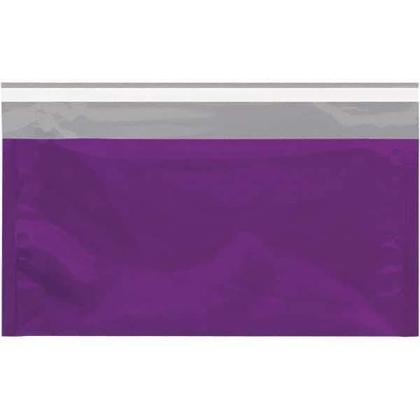 Value Collection - 10-1/4" Long x 6-1/4" Wide Peel-Off Self-Seal Metallic Mailer - Purple - Best Tool & Supply