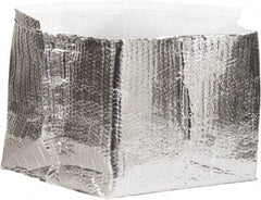 Made in USA - 12" Long x 12" Wide x 6" High x 3/16" Thick Box Liner - Silver, Case - Best Tool & Supply