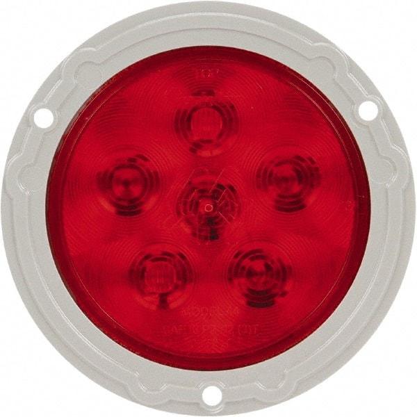 Truck-Lite - 4" Long, Red LED Stop, Turn & Tail Light - 12 Volts, Includes LED Light, Plug - Best Tool & Supply