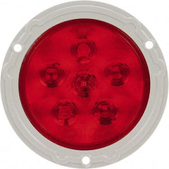 Truck-Lite - 4" Long, Red LED Stop, Turn & Tail Light - 12 Volts, Includes LED Light, Plug - Best Tool & Supply