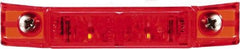 Truck-Lite - 4" Long, Red LED Marker Clearance - 12 Volts - Best Tool & Supply