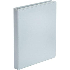 UNIVERSAL - 175 Sheet Capacity, 8-1/2 x 11", View Ring Binder - Polypropylene, White - Best Tool & Supply