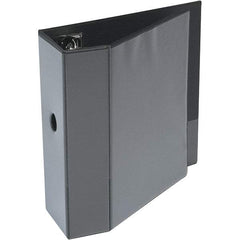 Universal One - 1,050 Sheet Capacity, 8-1/2 x 11", View Ring Binder - Polypropylene, Black - Best Tool & Supply