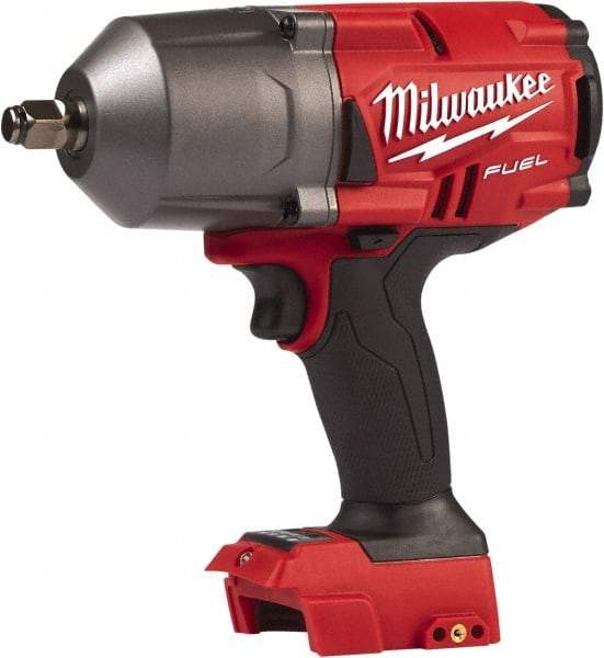 Milwaukee Tool - 1/2" Drive 18 Volt Pistol Grip Cordless Impact Wrench & Ratchet - 1,800 RPM, 0 to 2,400 BPM, 750 Ft/Lb Torque, Lithium-Ion Batteries Not Included - Best Tool & Supply