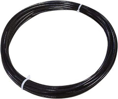 Loos & Co. - 3/16" x 1/8" Diam, Steel Wire Rope - 2,000 Lb Breaking Strength, 7 x 19, Nylon Coating - Best Tool & Supply