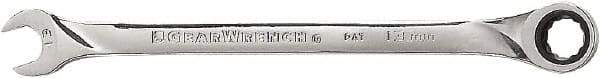 GearWrench - 13mm 12 Point Combination Wrench - 8-1/2" OAL, Steel, Full Polish Finish - Best Tool & Supply