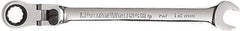 GearWrench - 12mm 12 Point Flexhead Combination Wrench - 7-11/16" OAL, Steel, Full Polish Finish - Best Tool & Supply