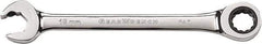 GearWrench - 11/16" 12 Point Combination Wrench - 8-55/64" OAL, Steel, Full Polish Finish - Best Tool & Supply