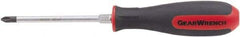 GearWrench - #2, 24" OAL, Standard Phillips Screwdriver - 20" Blade Length, Round Shank, Acetate with Rubber Grip Handle - Best Tool & Supply