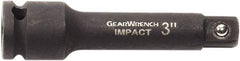 GearWrench - 3/8" Drive Impact Socket Extension - 15" OAL, Black Finish - Best Tool & Supply