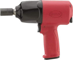 Sioux Tools - 1/2" Drive, 6,300 RPM, 520 Ft/Lb Torque Impact Wrench - Pistol Grip Handle, 1,200 IPM, 3.9 CFM, 90 psi, 1/4" NPT Inlet - Best Tool & Supply