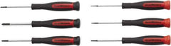 GearWrench - 6 Piece Phillips & Slotted Screwdriver Set - Blade Sizes: Length 2-1/2, Bit Sizes: Philips #00 to #1 - Best Tool & Supply