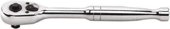 GearWrench - 1/2" Drive Pear Head Ratchet - Full Polish Chrome Finish, 9" OAL, 45 Gear Teeth, Full Polished Handle, Standard Head - Best Tool & Supply