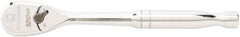 GearWrench - 1/2" Drive Pear Head Ratchet - Full Polish Chrome Finish, 11" OAL, 60 Gear Teeth, Full Polished Handle, Standard Head - Best Tool & Supply