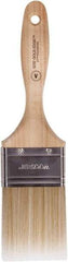 Wooster Brush - 2-1/2" Flat Polyester Varnish Brush - 2-15/16" Bristle Length, 5-1/4" Wood Beavertail Handle - Best Tool & Supply