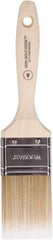 Wooster Brush - 2" Flat Polyester Varnish Brush - 2-11/16" Bristle Length, 4-9/16" Wood Beavertail Handle - Best Tool & Supply