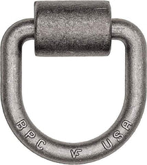 Buyers Products - Steel D-Ring with Integral Bracket - 4-1/2" Long, Gray, For Use with Cargo Control - Best Tool & Supply